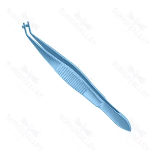 Steinert Tissue Forceps Ophthalmic Micro precision Non glare Lightweight Grip – surgivalley (001050042)