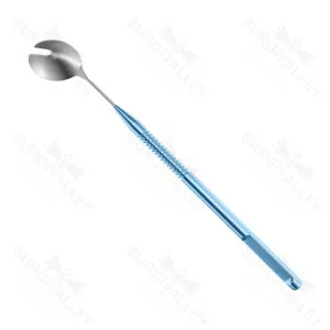 Wells Enucleation Spoon Ophthalmic Instrument for Micro Precision and Non Glare – surgivalley (999050033)