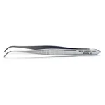 Iris Tissue Forceps Curved 10.0 cm (4")