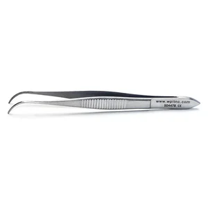 Iris Tissue Forceps Curved 10.0 cm (4") (002040009)