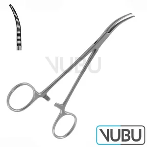 Surgical Hemostatic Forceps Curved 15.0 cm (6")