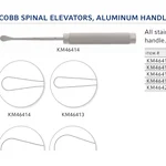 Cobb Bone Curette Straight Cup Size #0 28.6 cm (11.3)