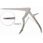 Rongeur IVD Ferris-Smith, longitud de trabajo 254mm, recto, mandíbulas de copa de 5.0mm x 10.0mm con dientes, mango ergonómico de anillas
