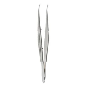 Fine Tissue Forceps Curved Surgical and Dental Clinical Instruments – surgivalley (001211056)