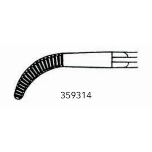 Separador de heridas Heiss 4 1/4" recto, puntas afiladas 5x5, 10.0mm x 10.0mm de profundidad, acción cruzada con cierre de cremallera – surgivalley (005212290)