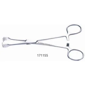 Lahey goiter vulsellum forceps 8 straight 3x3 teeth ring handle – surgivalley (001212381)