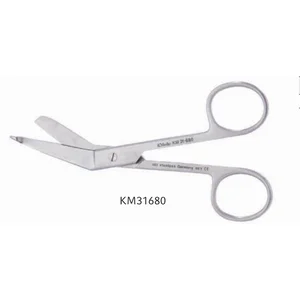 Lister Bandage Scissors 4.5 Inch (11.4cm) Multi-Color Titanium Rainbow Coating Clinic Pack of 4 Set (090211047)