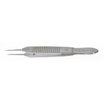 Mcpherson Straight Tying Forceps 4.0mm Platforms 84mm Titanium Microsurgical