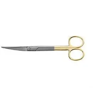 Surgical Scissors Curved 20.0 cm (8") TC (Gold Handle) – surgivalley (002211064)