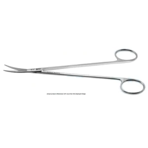 Church artery scissors 10 delicate curved beveled blades blunt tips ring handle – surgivalley (002211423)