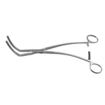 DeBakey inSidewinder 主动脉钳,10 1/2 英寸,角形/弯曲,5.5cm 长,无损伤钳口,指环手柄