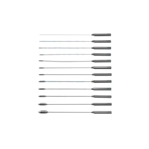 DeBakey vascular dilator set 7.5 includes 12 sizes - 0.5mm, 1.0mm, 1.5mm, 2.0mm, 2.5mm, 3.0m – surgivalley (027050096)