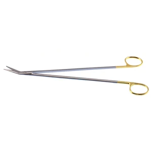 Debakey Surgical Scissors Angled 23.0 cm (9") TC (Gold Handle) – surgivalley (027050055)
