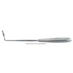 Portador de ligadura Deschamps 9 para mano izquierda punta roma 2.0mm mango plano 22.5 cm (9.0)