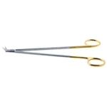 Tesoura Cirúrgica Diethrich Angulada 18.0 cm (7") TC (Cabo Dourado)