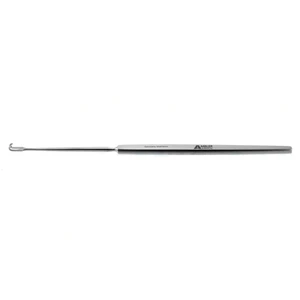 Gancho cutáneo Freer 6" 2 puntas romas, separación de 2.5mm, mango plano