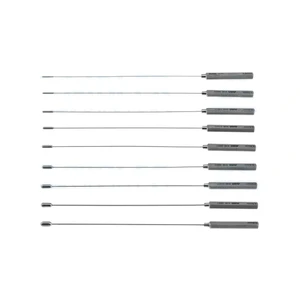 Garrett vascular dilator set 8.25 includes 9 sizes - 1.0mm, 1.5mm, 2.0mm, 2.5mm, 3.0mm, 3.5mm – surgivalley (090050004)