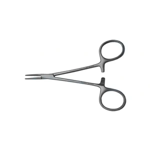 Single-Use Halstead hemostatic mosquito forceps 7" straight serrated jaws ring handle – surgivalley (055210046)