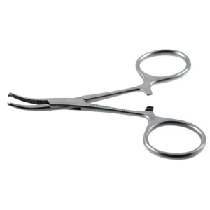 Mosquito Hemostatic Forceps Curved 8.9 cm (3.5) – surgivalley (004210559)