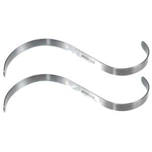 Hasson ''S'' retractor 7 1/4 10.0mm and 13.0mm wide blades flat handle set of 2 – surgivalley (090210854)