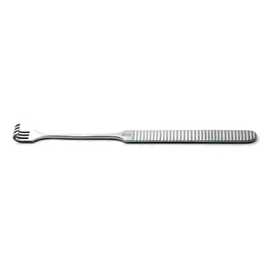 Separador de gancho 6 3/4" 4 puntas romas, mango plano de 11.0mm de ancho – surgivalley (005212212)