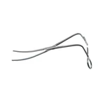 Debakey Hemostatic Forceps Curved 10.8 cm (4.3)