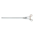 In-line needle holder," non-rotatable single-action 5.0mm diameter 330.0mm working length curved