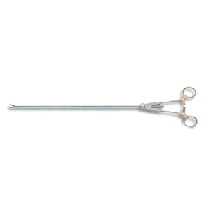 In-line needle holder," non-rotatable single-action 5.0mm diameter 330.0mm working length curved – surgivalley (003050072)