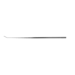 Espátula de endarterectomia Jacobson 7 angulada lâminas 1,0 mm x 10,0 mm cabo redondo 18,0 cm (7,0)