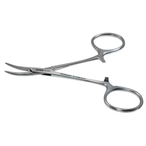 Mosquito Hemostatic Forceps Curved 8.9 cm (3.5) – surgivalley (004210562)