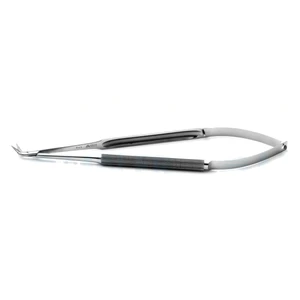 Jacobson microsurgical scissors 8 standard angled 60° blades sharp tips round handle – surgivalley (002211466)
