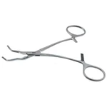 Kitzmiller-Cooley clamp 5 1/2 angled right 2.3cm long atraumatic jaws ring handle Set