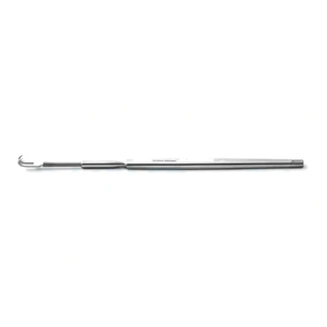 Knapp lacrimal sac retractor 6 flexible shaft 2 sharp prongs 5.0mm wide flat handle