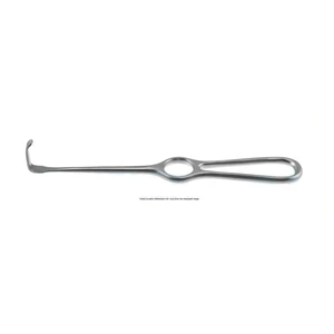 Retractor Kocher 8 1/4" con hoja de 12.0mm x 65.0mm, mango con anillo para el dedo – surgivalley (001212715)