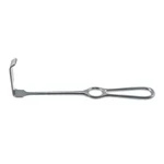 Retractor Kocher de 9", hoja de 20.0mm x 60.0mm, mango con anillo para los dedos