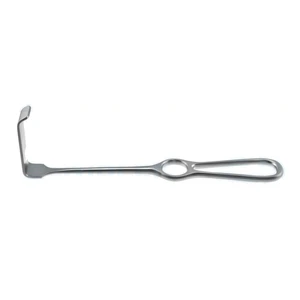 Retractor Kocher de 9", hoja de 20.0mm x 60.0mm, mango con anillo para los dedos – surgivalley (001212661)