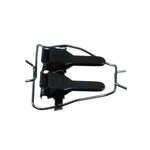 Microsurgical artery approximator clamps with frame straight jaws," slight incurved tips for vei