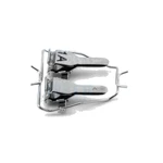 Microsurgical artery approximator clamps with frame straight jaws," slight incurved tips for vei