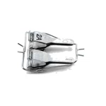 Microsurgical artery approximator clamps with frame straight jaws," slight incurved tips for vei