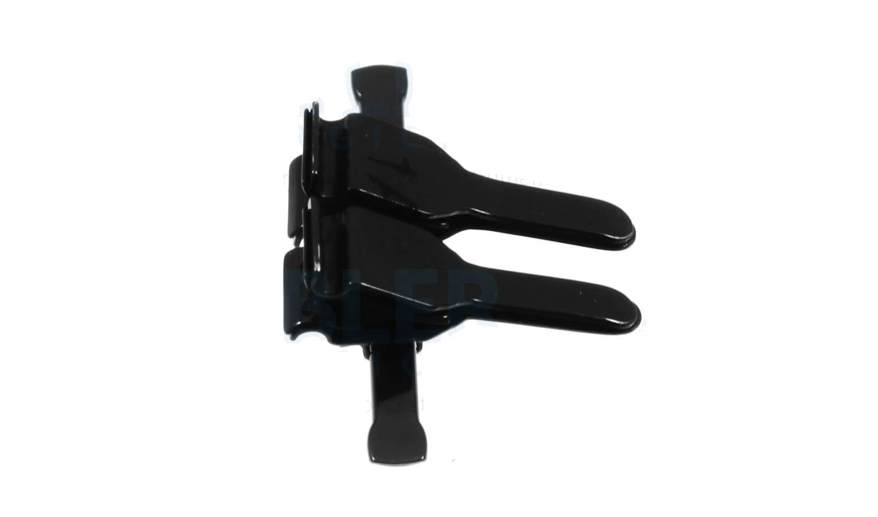 Microsurgical artery approximator clamps with frame straight jaws," slight incurved tips for vei