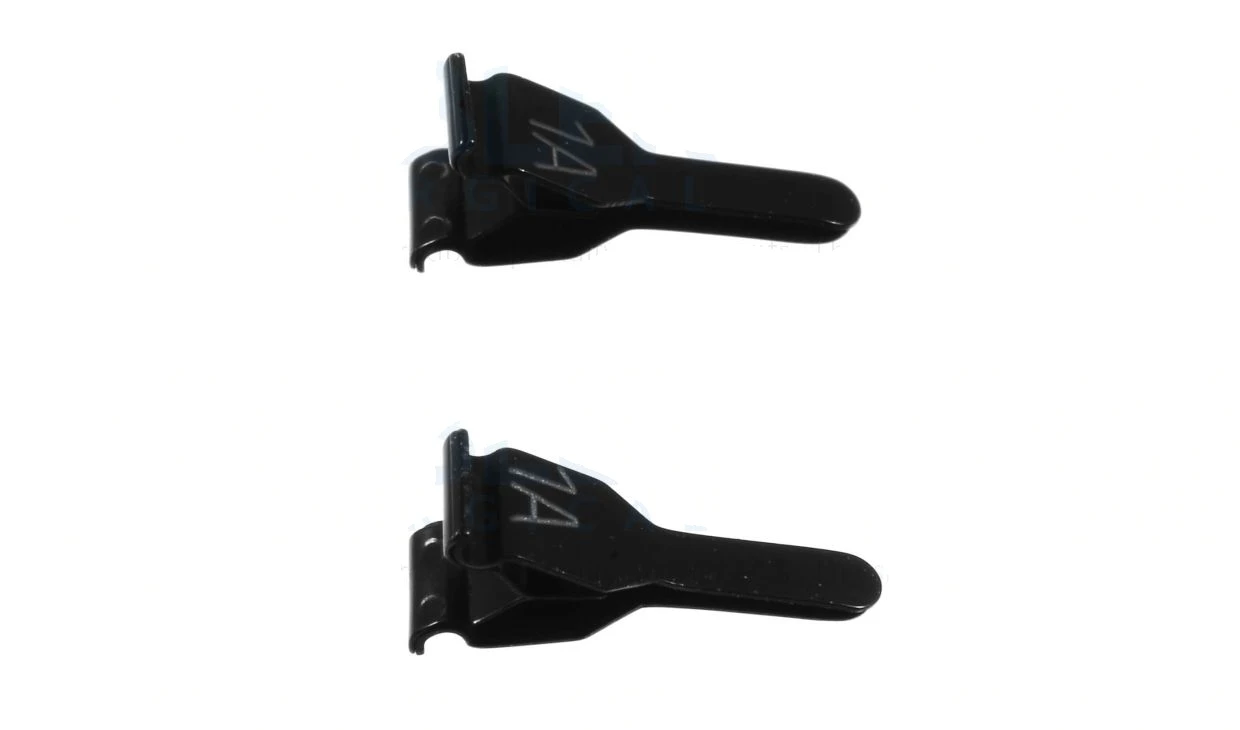 Microsurgical artery clamps single clamps straight jaws," slight incurved tips for vein or arter