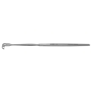 Rake finger retractor 6 rigid shaft 2 blunt prongs 5.0mm wide flat handle