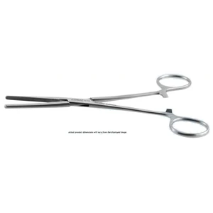 Rochester-Carmalt artery forceps 8 straight longitudinal serrated jaws ring handle – surgivalley (004210626)