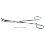 Rochester-Ochsner hemostatic artery forceps 10 curved 1x2 teeth serrated jaws ring handle