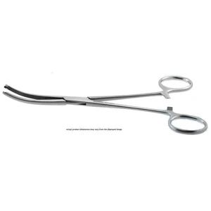 Rochester-Ochsner hemostatic artery forceps 10 curved 1x2 teeth serrated jaws ring handle – surgivalley (001212859)