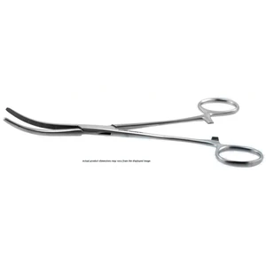 Rochester-Pean hemostatic artery forceps 12 curved serrated jaws ring handle – surgivalley (004210616)