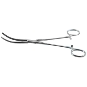 Rochester-Pean hemostatic artery forceps 8 curved serrated jaws ring handle – surgivalley (004210594)