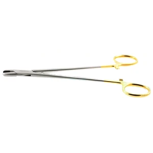 Sternal wire twister 7 serrated TC jaws gold ring handle