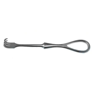 Separador Volkman de 4 1/2" con 3 púas afiladas, mango de anillo de 10.0 mm de ancho – surgivalley (005212351)