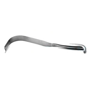 Separador de vena renal Wylie 11 3/4" hoja de 1" de ancho x 4" de largo, mango de agarre – surgivalley (005212146)